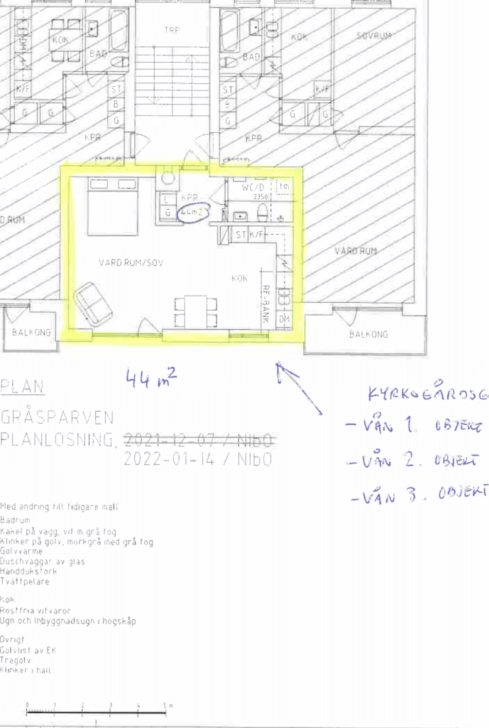 Planritningar – före